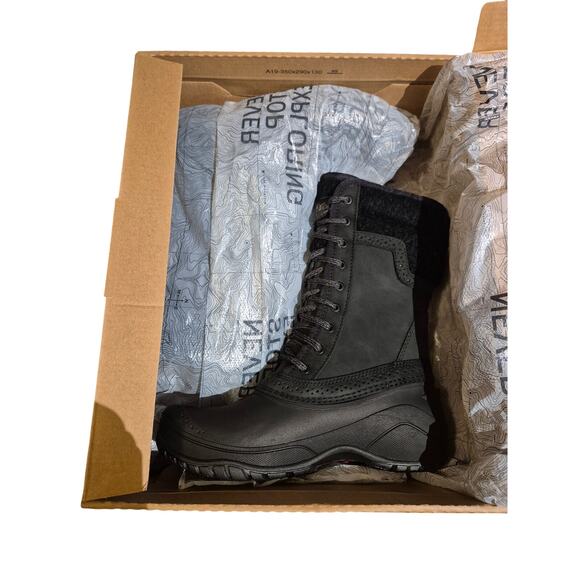 The North Face Women Shellista II Mid Waterproof Mid Calf Boots US 5B Black - Picture 3 of 7